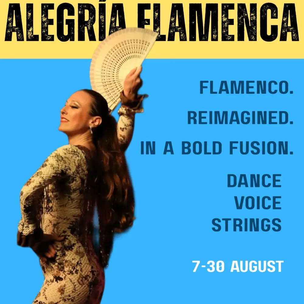 Alegría Flamenca poster for the 2026 Edinburgh Festival Fringe