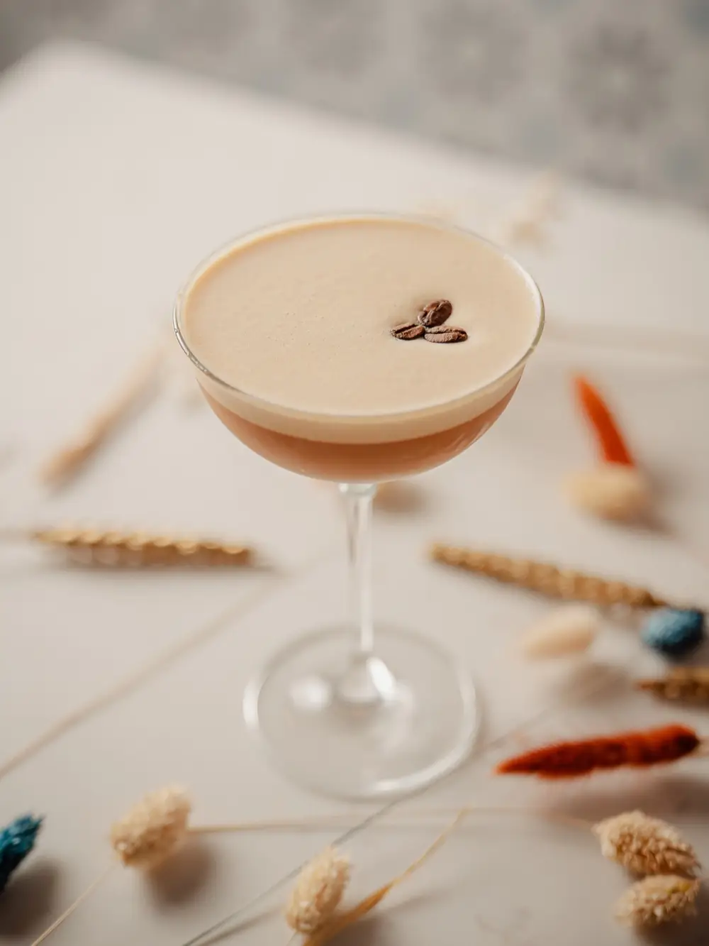 An horchata martini, the Spanish take on an espresso martini